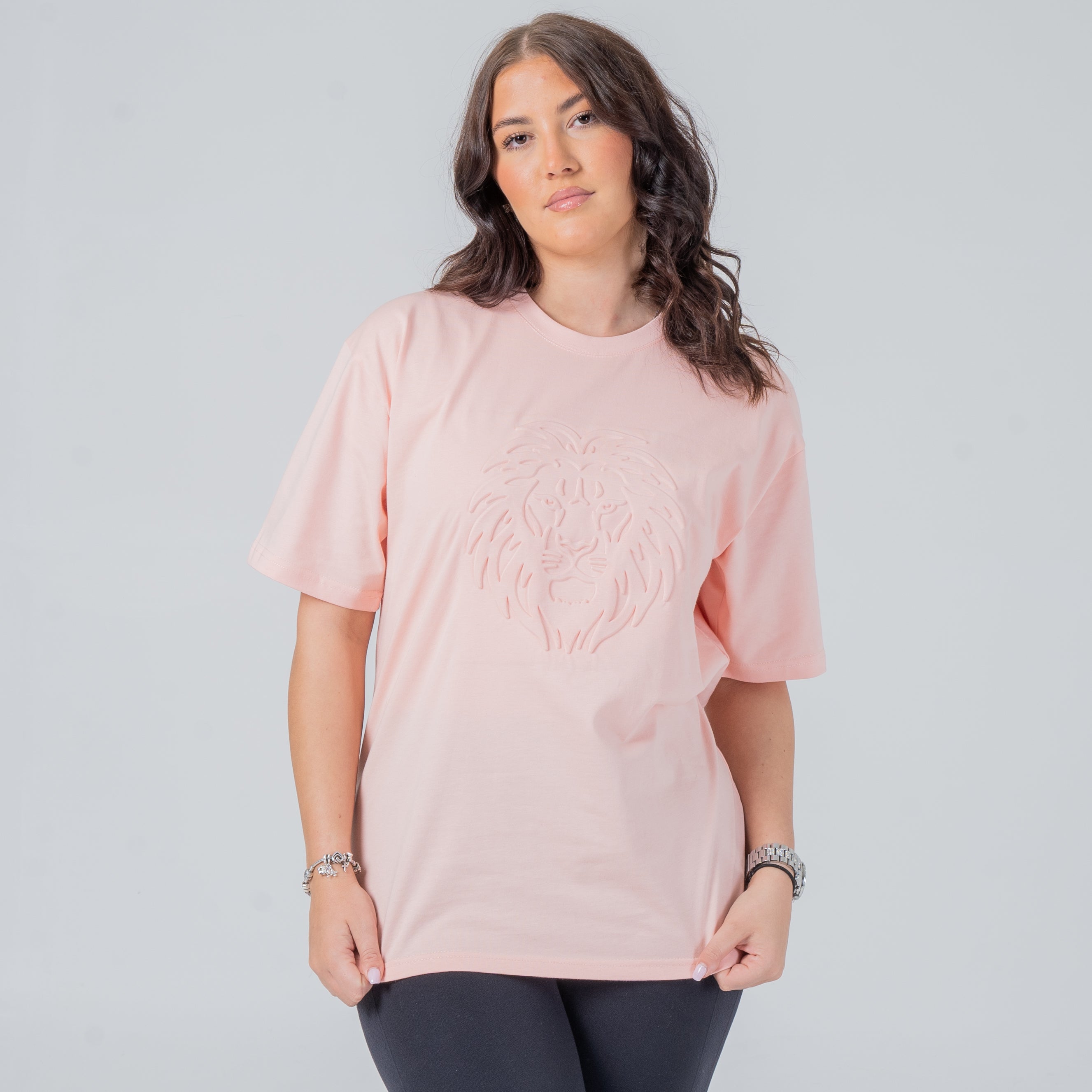 The Lion is Coming Tee - Vintage Pink