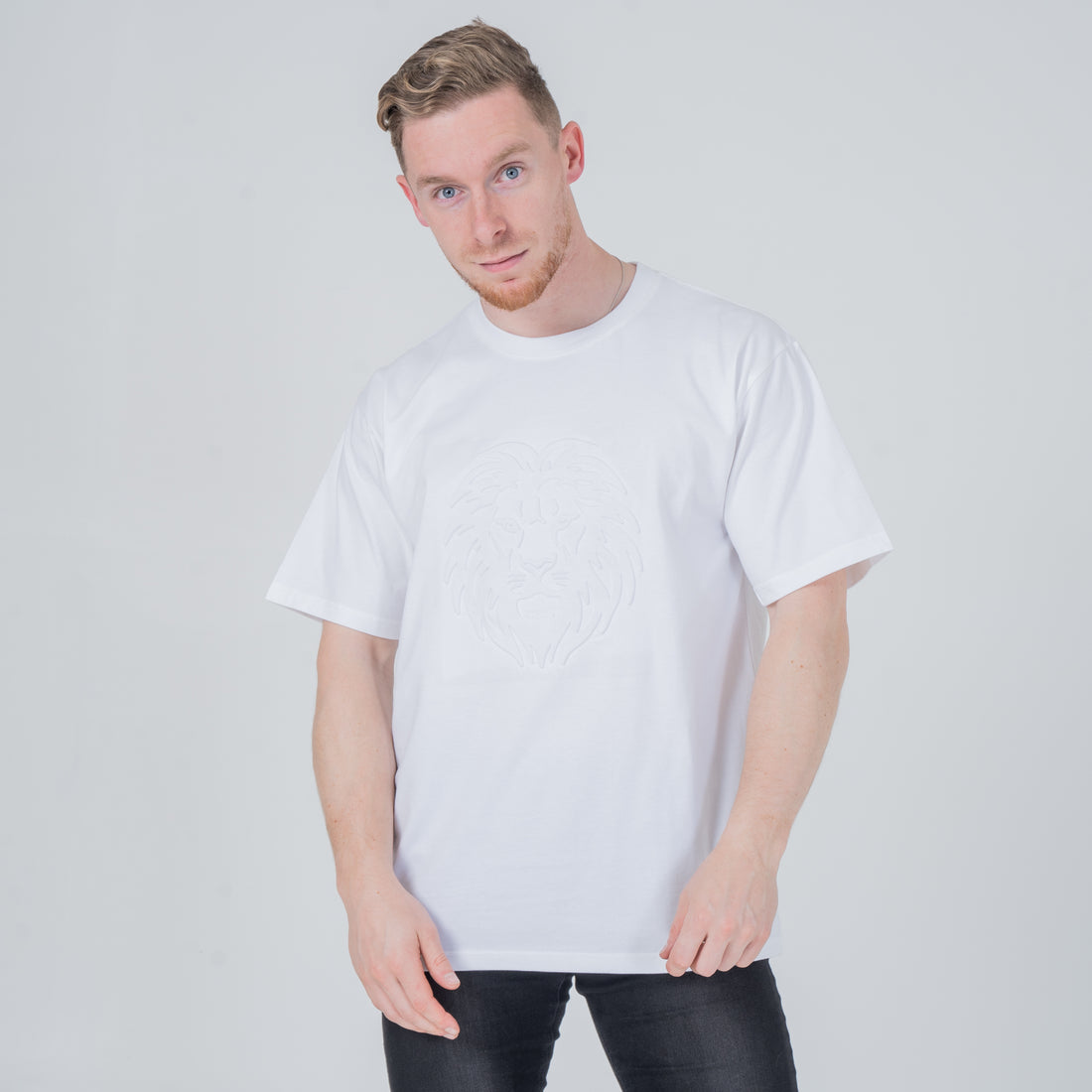 The Lion is Coming Tee - White