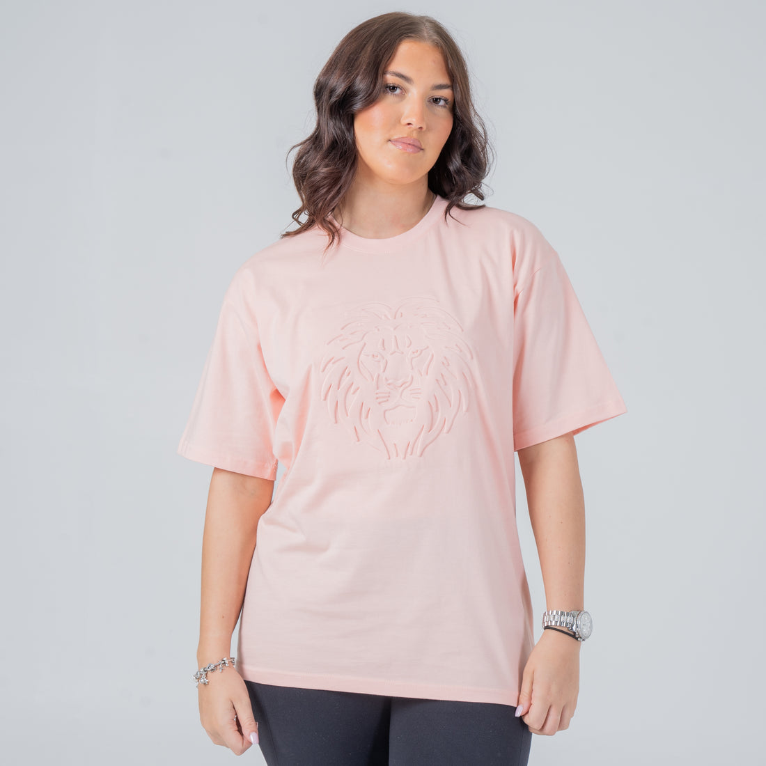 The Lion is Coming Tee - Vintage Pink