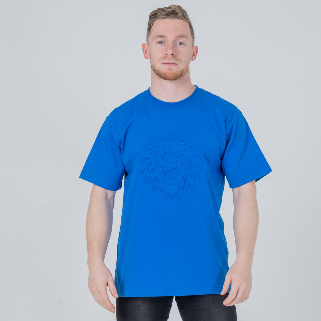 The Lion is Coming Tee - Sapphire Blue