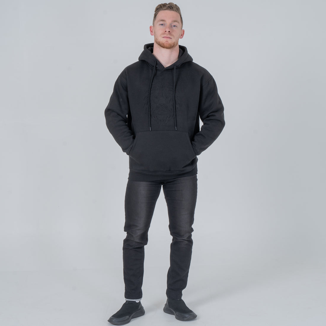 The Lion is Coming Hoodie - Black